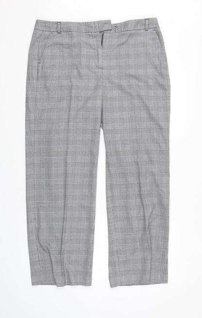 Womens UK Size 16 M&S Regular Fit  Grey Trousers
