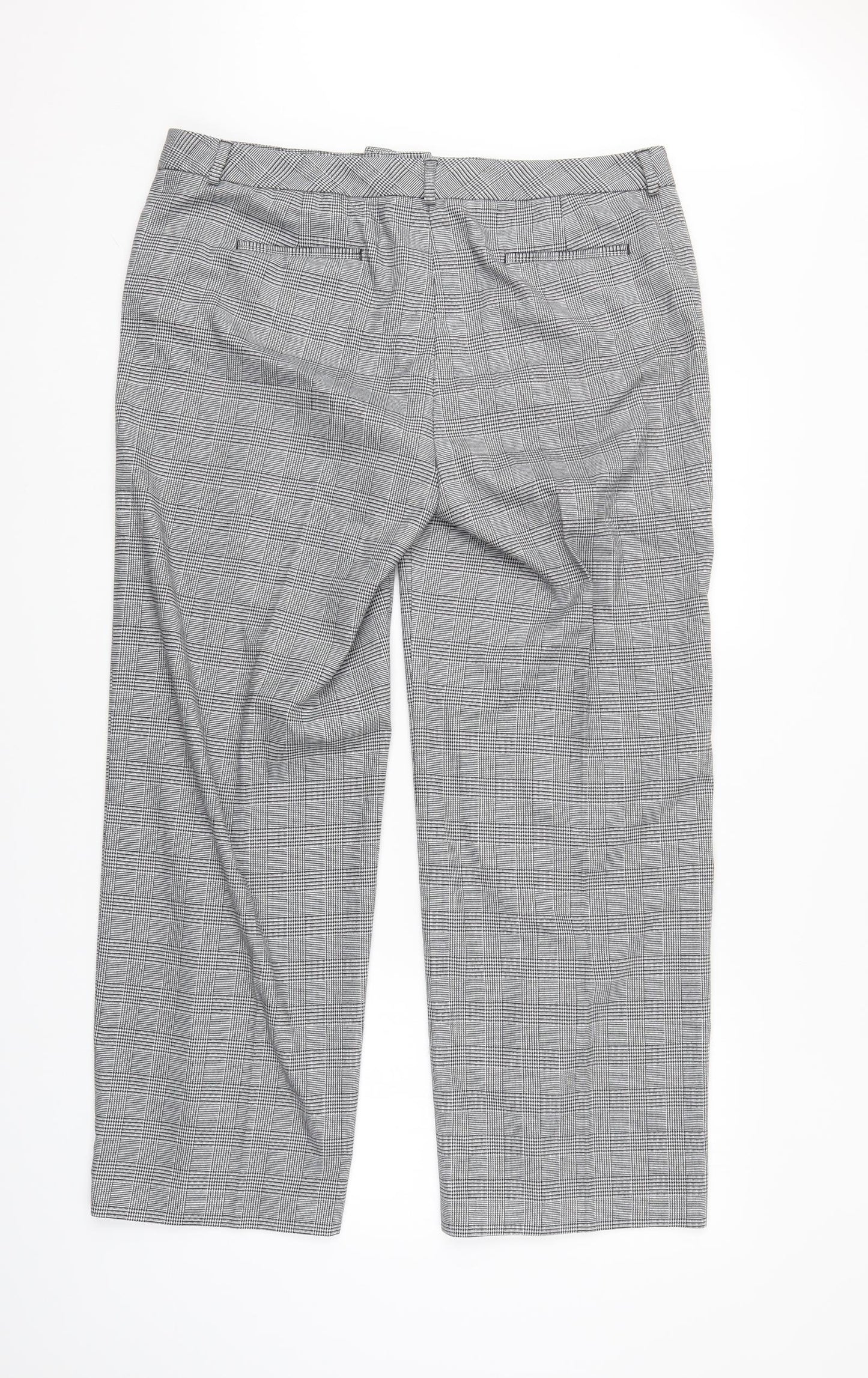 Womens UK Size 16 M&S Regular Fit  Grey Trousers