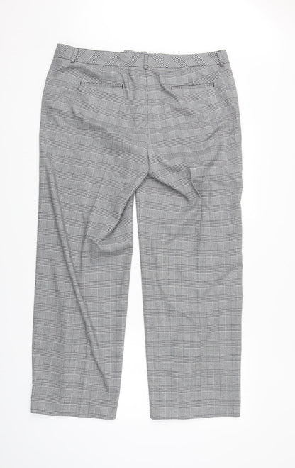 Womens UK Size 16 M&S Regular Fit  Grey Trousers