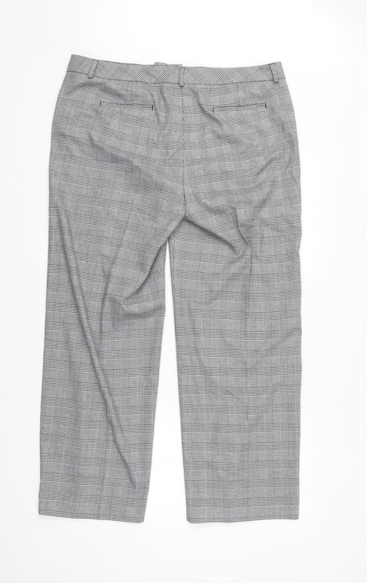 Womens UK Size 16 M&S Regular Fit  Grey Trousers