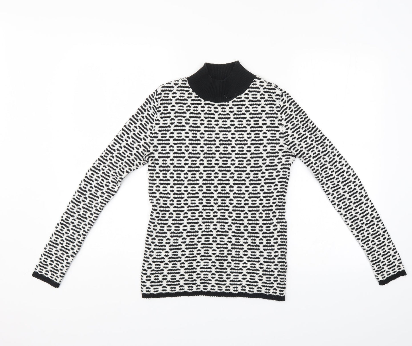 F&F Womens Black   Pullover Jumper Size 8