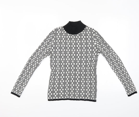 F&F Womens Black   Pullover Jumper Size 8