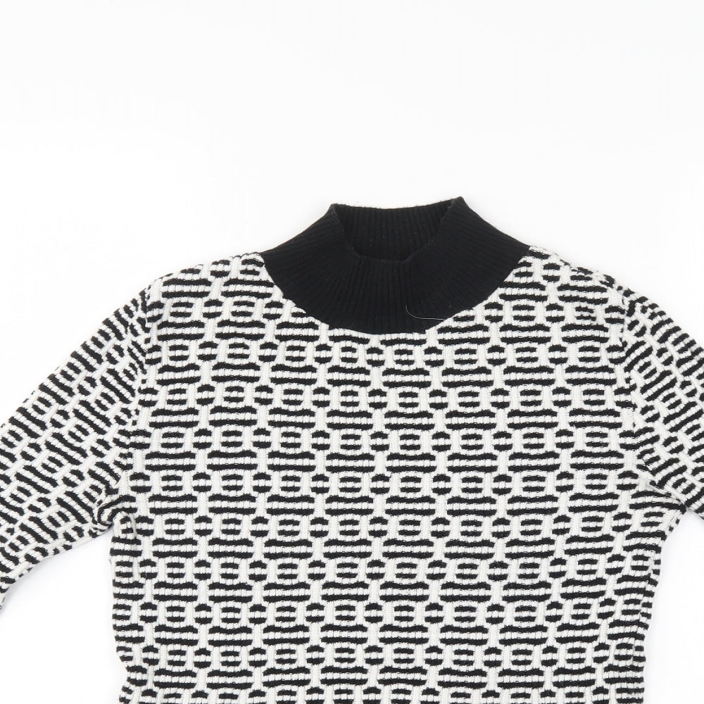 F&F Womens Black   Pullover Jumper Size 8