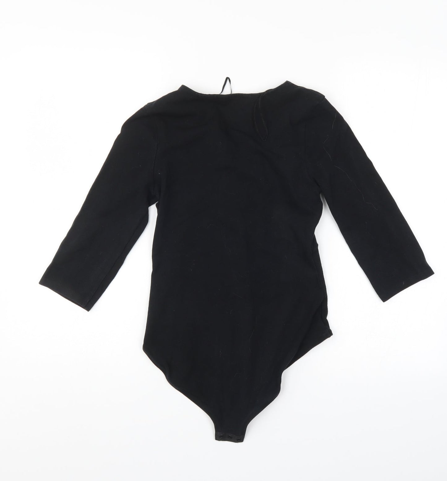 Miss Selfridge Womens Black   Bodysuit One-Piece Size 8