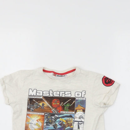 LEGO Boys White   Basic T-Shirt Size 8 Years  - Lego