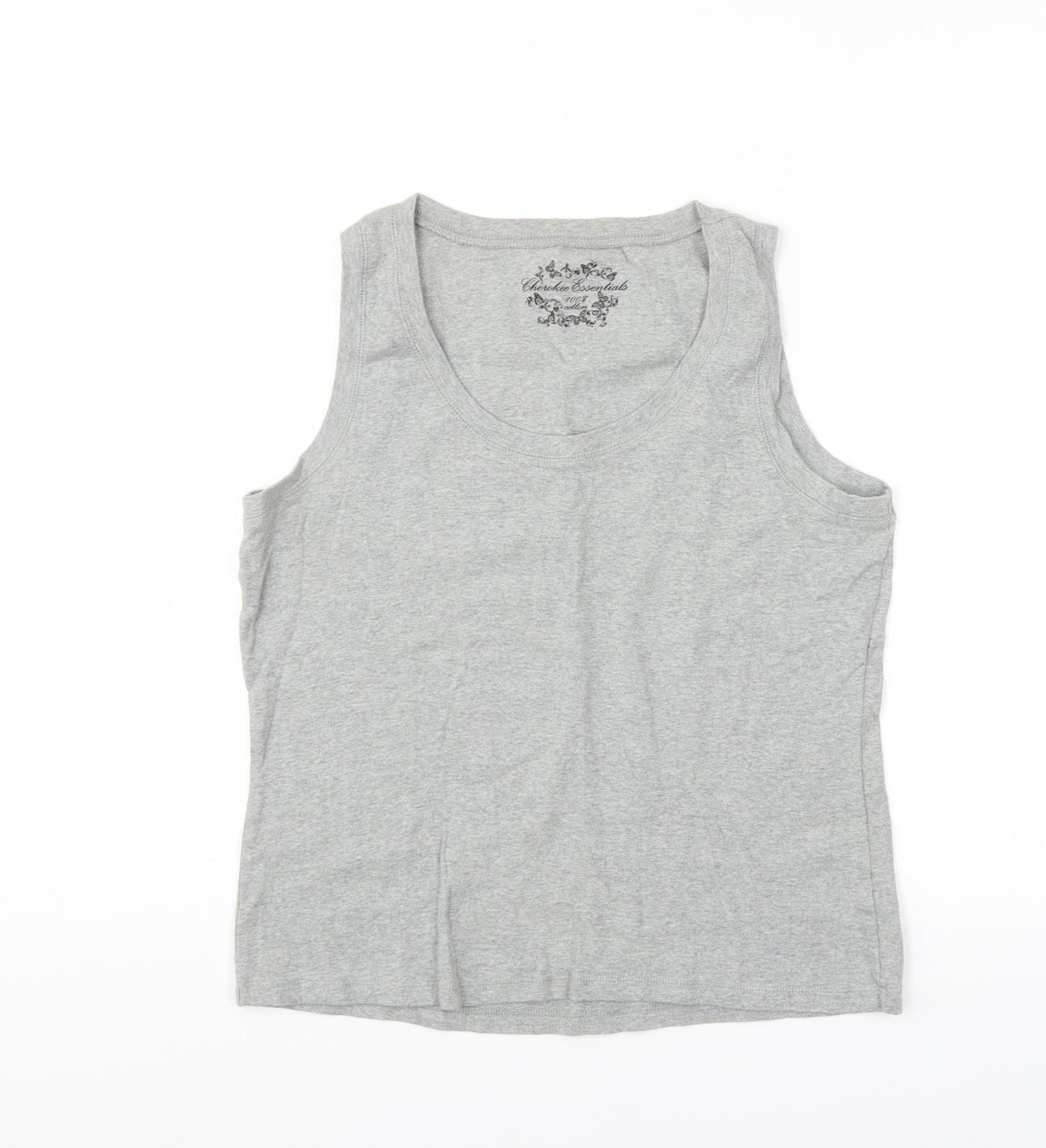 Cherokee Womens Grey   Basic Tank Size 20