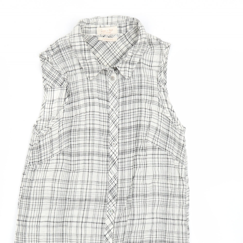 F&F Womens Multicoloured Camouflage  Basic Button-Up Size 6