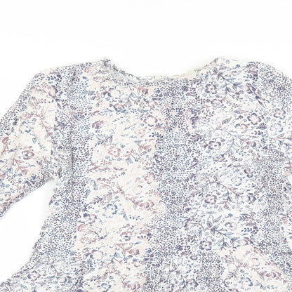 Womens UK Size 8 NEXT Pink Basic Blouse