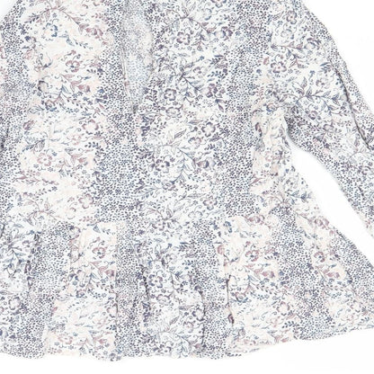Womens UK Size 8 NEXT Pink Basic Blouse