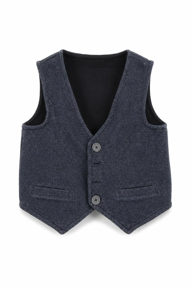 Next Boys Blue   Jacket  Size 2-3 Years  - Waistcoat