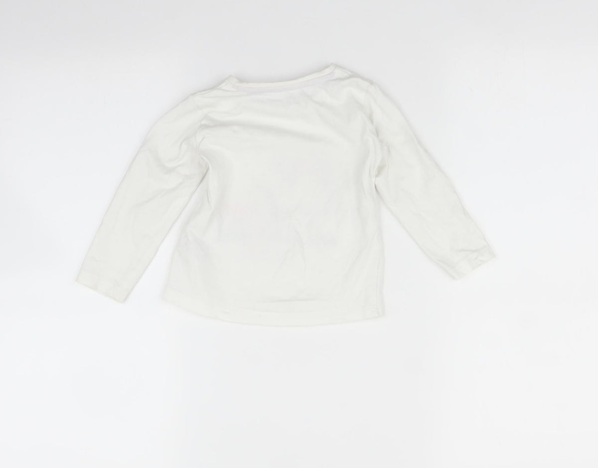 Natalan Baby White   Basic T-Shirt Size 12-18 Months