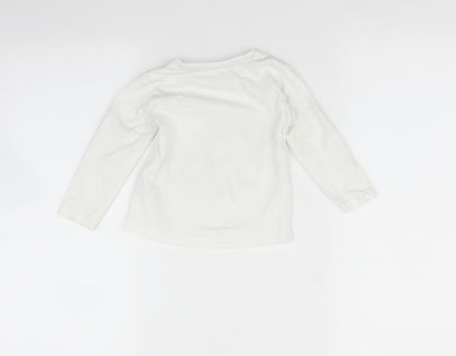 Natalan Baby White   Basic T-Shirt Size 12-18 Months