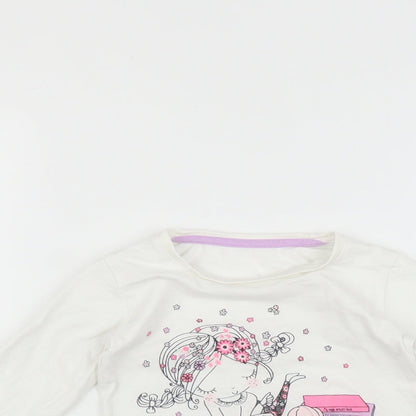 Natalan Baby White   Basic T-Shirt Size 12-18 Months
