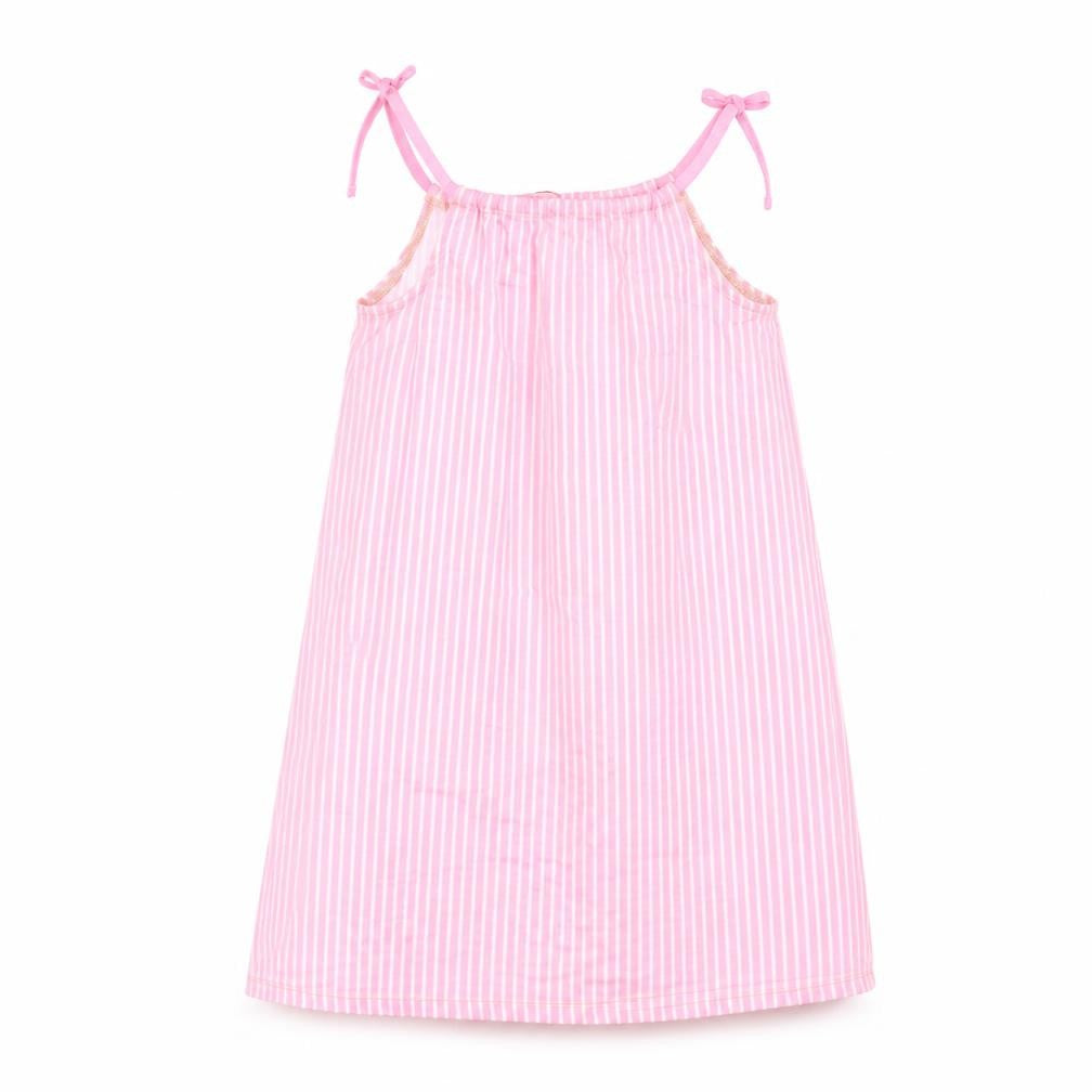 George Girls Pink Striped  A-Line  Size 8-9 Years