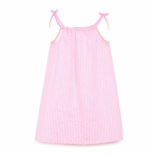 George Girls Pink Striped  A-Line  Size 8-9 Years