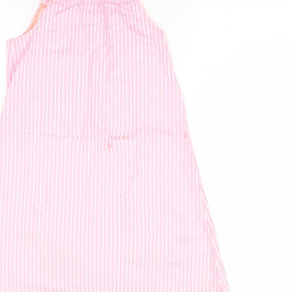 George Girls Pink Striped  A-Line  Size 8-9 Years