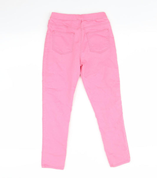 Matalan Girls Pink   Skinny Jeans Size 9 Months