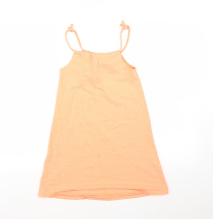 George Girls Orange   A-Line  Size 8-9 Years