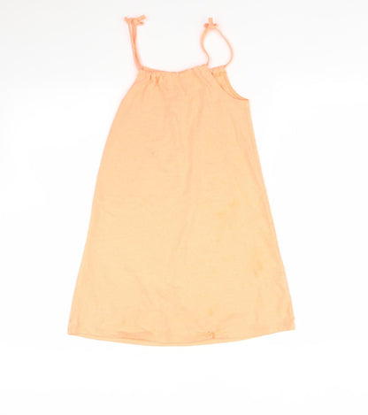 George Girls Orange   A-Line  Size 8-9 Years