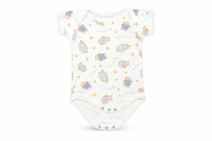 F&F Baby White   Babygrow One-Piece Size 3-6 Months  - Bear print