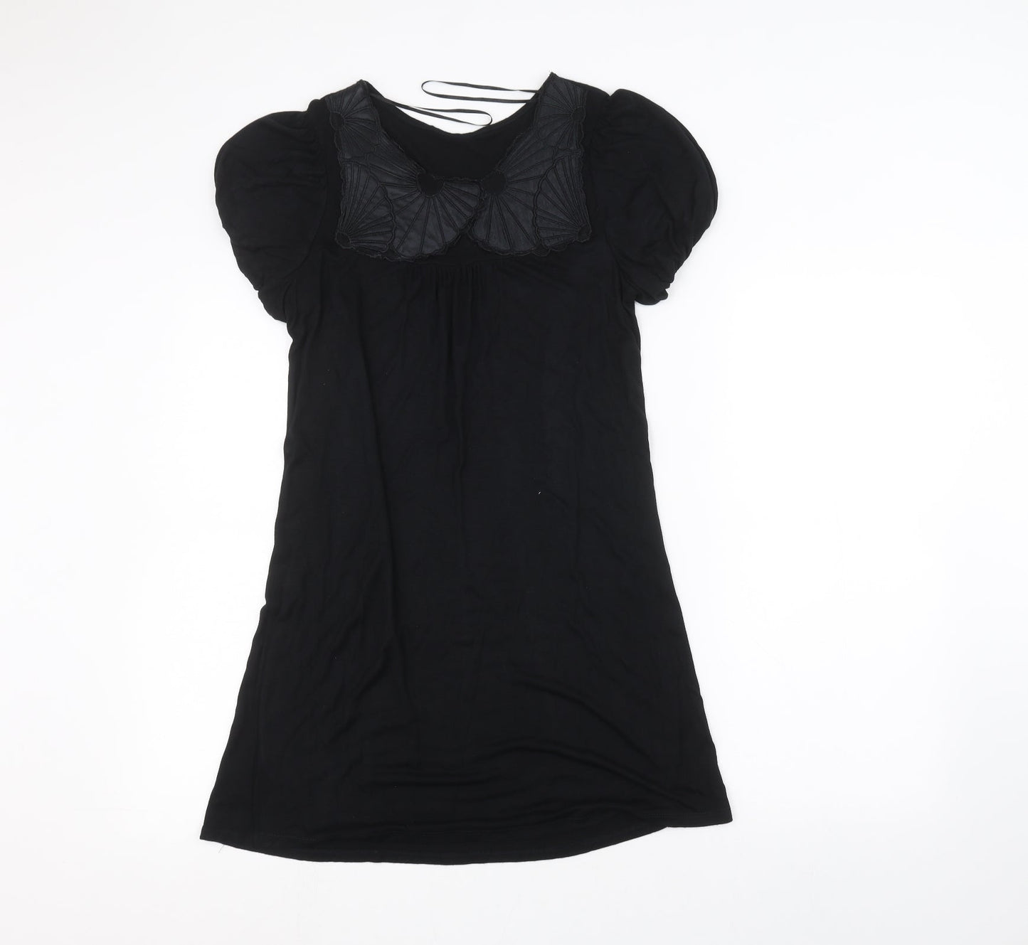 Preworn Womens Black   Basic T-Shirt Size 10