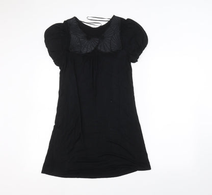 Preworn Womens Black   Basic T-Shirt Size 10