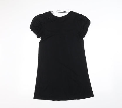 Preworn Womens Black   Basic T-Shirt Size 10