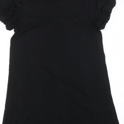 Preworn Womens Black   Basic T-Shirt Size 10