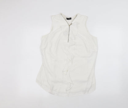 F&F Womens White   Basic Blouse Size 14