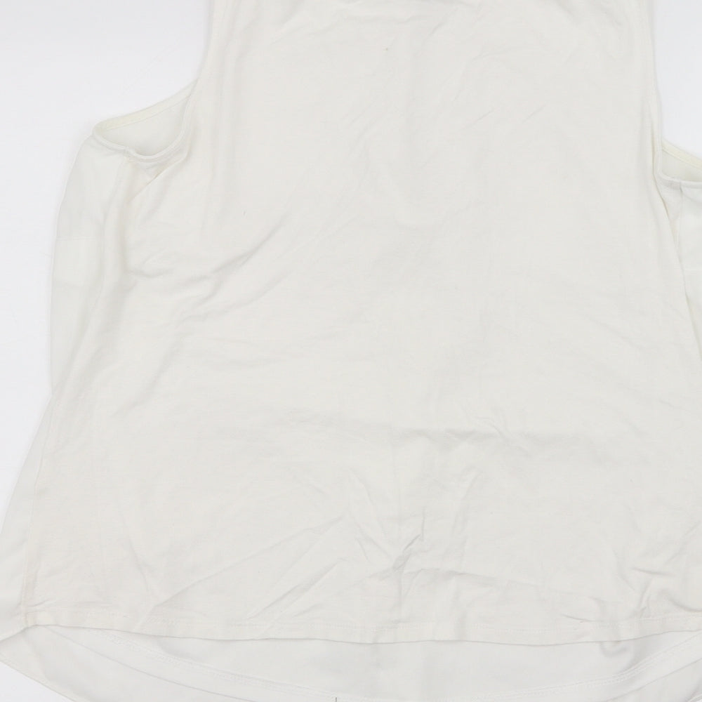 F&F Womens White   Basic Blouse Size 14