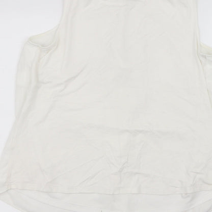 F&F Womens White   Basic Blouse Size 14