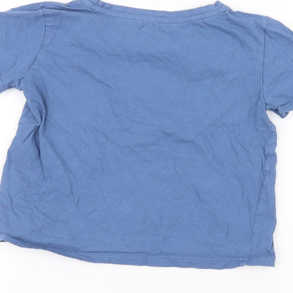 lily & dan Boys Blue   Basic T-Shirt Size 7 Years