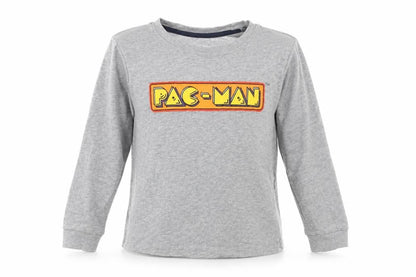 Pacman Boys Grey   Basic T-Shirt Size 7-8 Years