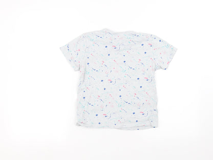 Primark Boys Grey   Basic T-Shirt Size 8-9 Years