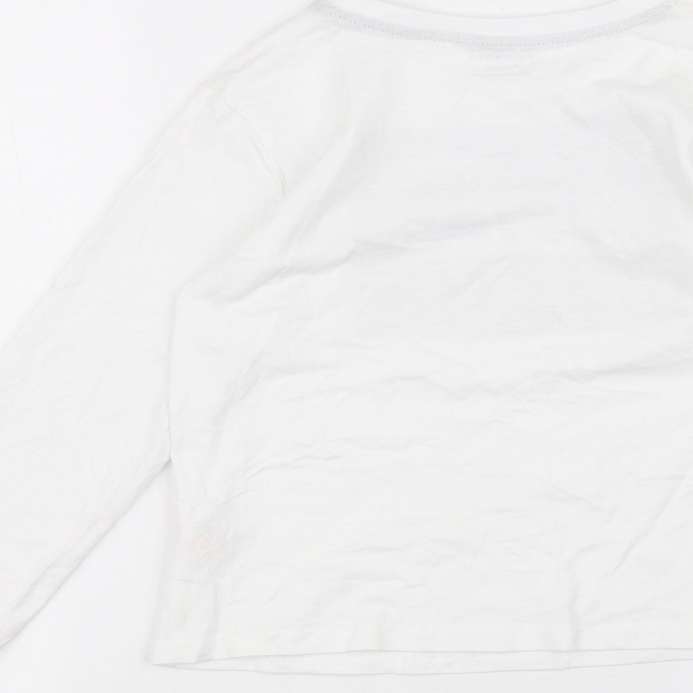Primark Boys White   Basic T-Shirt Size 6-7 Years