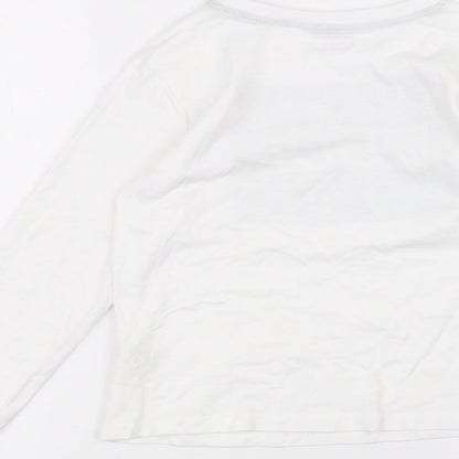 Primark Boys White   Basic T-Shirt Size 6-7 Years