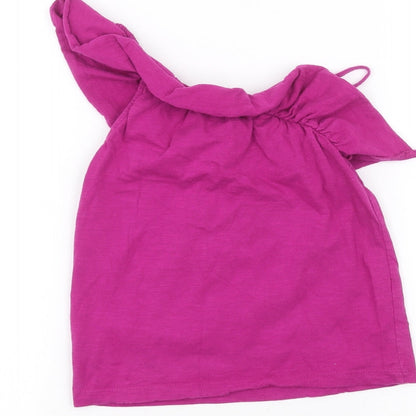 NEXT Girls Pink   Basic Blouse Size 7 Years
