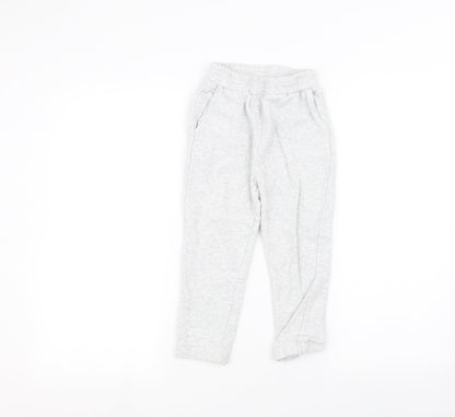 NEXT Girls White   Sweatpants Trousers Size 5 Years