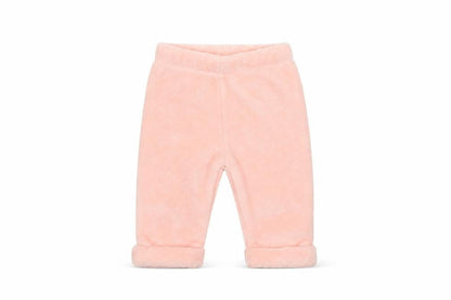 Front view of F&F Baby Pink sweatpants, size 3-6, Months