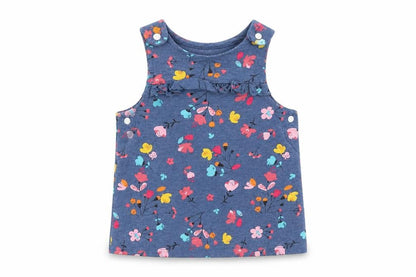 Peacocks Baby Blue   Basic T-Shirt Size 3-6 Months