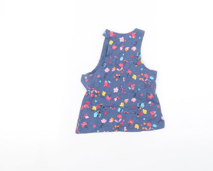 Peacocks Baby Blue   Basic T-Shirt Size 3-6 Months