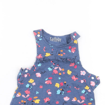 Peacocks Baby Blue   Basic T-Shirt Size 3-6 Months