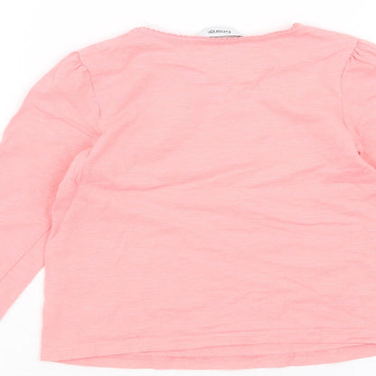 George Girls Pink   Basic T-Shirt Size 3-4 Years