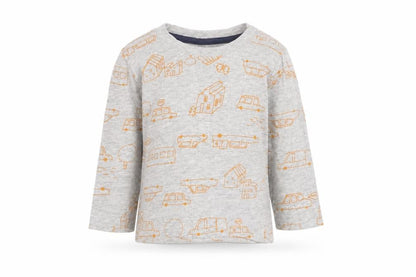 Primark Baby Grey   Basic T-Shirt Size 6-9 Months