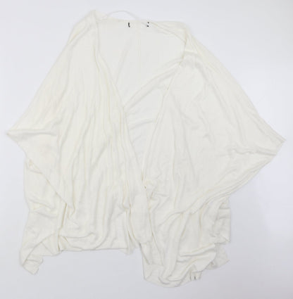 Atmosphere Womens White  Knit Cardigan Jumper Size S