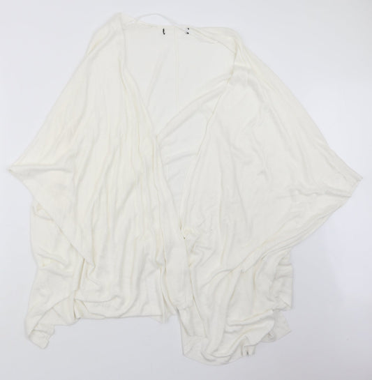Atmosphere Womens White  Knit Cardigan Jumper Size S