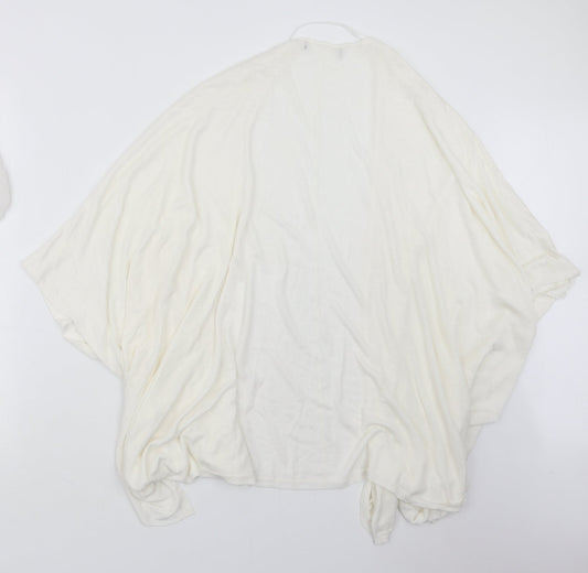 Atmosphere Womens White  Knit Cardigan Jumper Size S