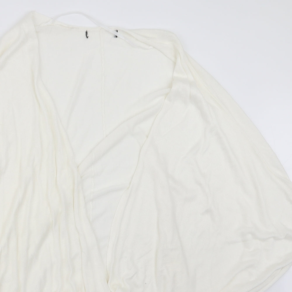 Atmosphere Womens White  Knit Cardigan Jumper Size S