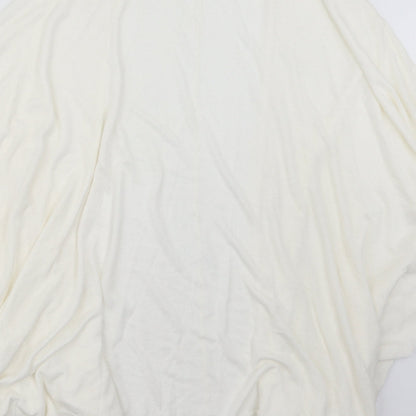 Atmosphere Womens White  Knit Cardigan Jumper Size S