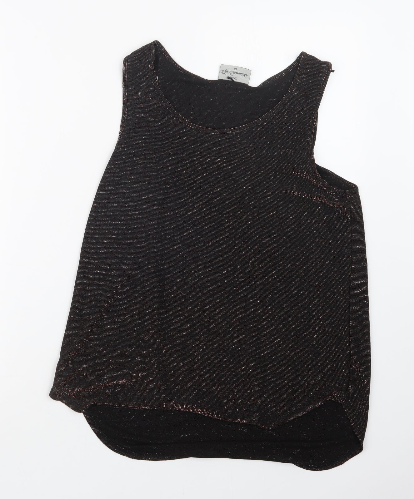Womens UK Size 12 NEXT Black Basic Tank